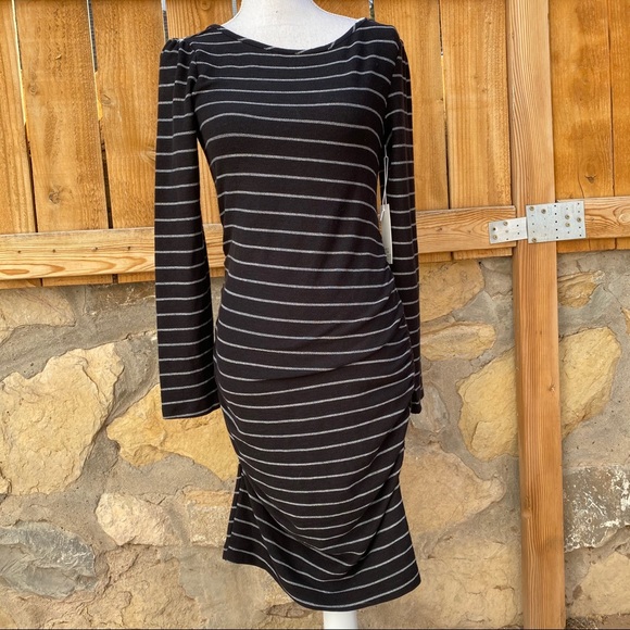 Tart Maternity Dresses & Skirts - NWT Tart maternity black/white striped dress L